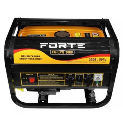 Генератор бензо-газовый 3.8 кВт Forte FG LPG 3800 - 