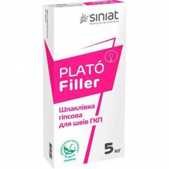 PLATO Филлер, гипсовая шпаклёвка, 5 кг PLATO Филлер, гипсовая шпаклёвка, 5 кг