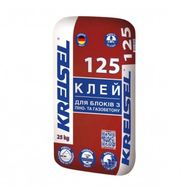 Смесь для кладки блоков Kreisel 125 PorenbetonKleber (25 кг)