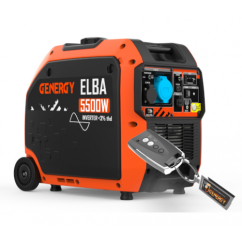 Генератор инверторный GENERGY ELBA RC, 5,5 кВт, бензиновый Генератор инверторный GENERGY ELBA RC, 5,5 кВт, бензиновый
