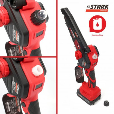 Мини-пила аккумуляторная STARK BCS-2116, бесщеточная, 21 В, 150 мм, кейс - 