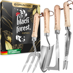 Набор ручного садового инструмента GRUNTEK Black Forest Edition, 4 предмета