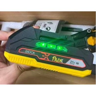 Садовый набор аккумуляторный FLUX FPP321V: секатор, мини-пила, удлинитель, 2 АКБ 21 В - 