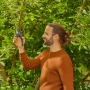 Секатор Gardena PremiumCut Pro fresh wood плоскостной, 24 мм
