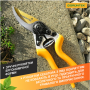 Секатор GRUNTEK Z-25 Professional плоскостной, до 22 мм, 215 мм