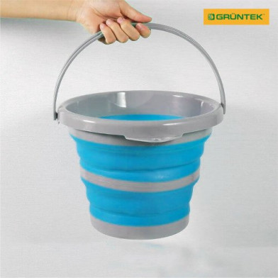 Ведро силиконовое складное GRUNTEK, 5 л - 