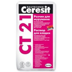 Клей Ceresit CT-21 для пеноблоков, 25 кг