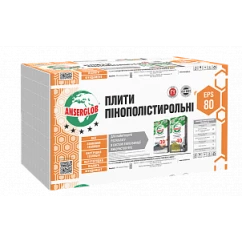 Пінопласт Anserglob EPS-80, 0,5*1м (100 мм)