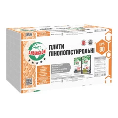 Пінопласт Anserglob EPS-80, 0,5*1м (100 мм)